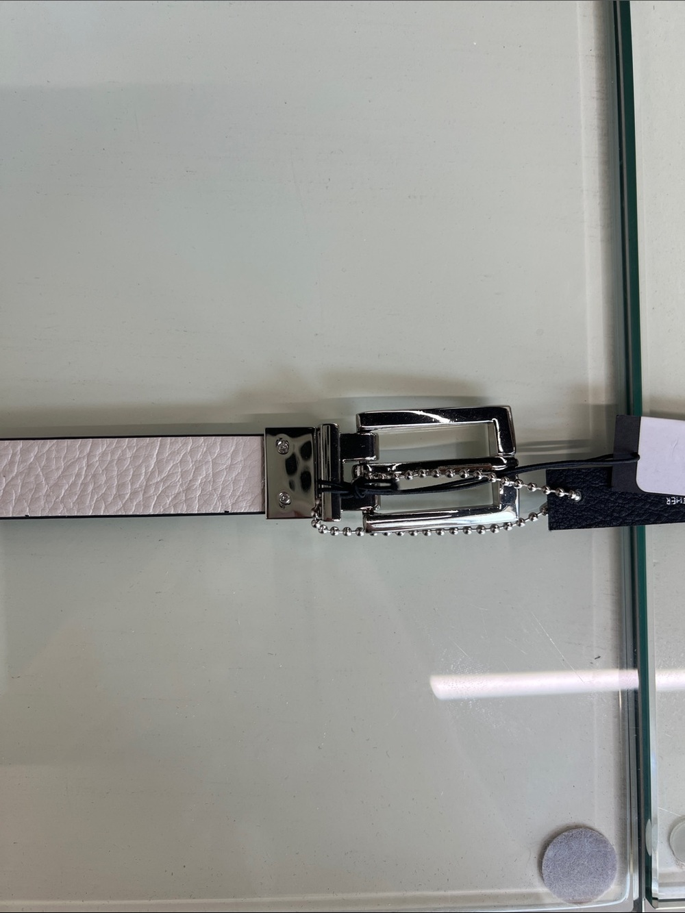 NWT Pasadena Laurel and Gold Reversible Belt